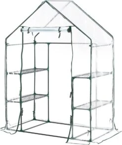 Broeikas / Tuinkas - 147 X 195 X 73 Cm - PVC Folie -Tuinwinkel Voor Buitenartikelen 1011x1200 1