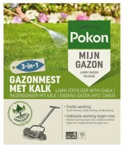 Pokon Gazonmest Met Kalk - 2kg - Mest - Geschikt Voor 30m² - 120 Dagen Voeding 17 Pokon Gazonmest Met Kalk - 2kg - Mest - Geschikt Voor 30m² - 120 Dagen Voeding -Tuinwinkel Voor Buitenartikelen 1022x1200