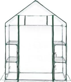 Broeikas / Tuinkas - 147 X 195 X 73 Cm - PVC Folie -Tuinwinkel Voor Buitenartikelen 1031x1200