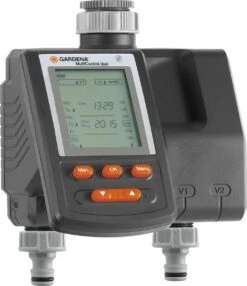 GARDENA Besproeiingsomputer MultiControl Duo - 3 Besproeiingen Per Dag - 1min Tot 3u 59min. -Tuinwinkel Voor Buitenartikelen 1037x1200