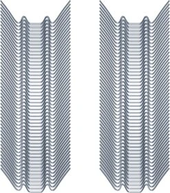 Deuba Broeikas Glasklemmen – 100 Stuks 85x30mm – RVS Zilver -Tuinwinkel Voor Buitenartikelen 1053x1200 1