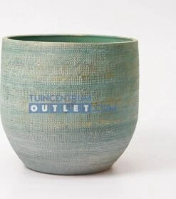 Tokio Bloempot Blauw Aqua D28 X H26 Cm - Nieuwe Collectie -Tuinwinkel Voor Buitenartikelen 1063x1200 3