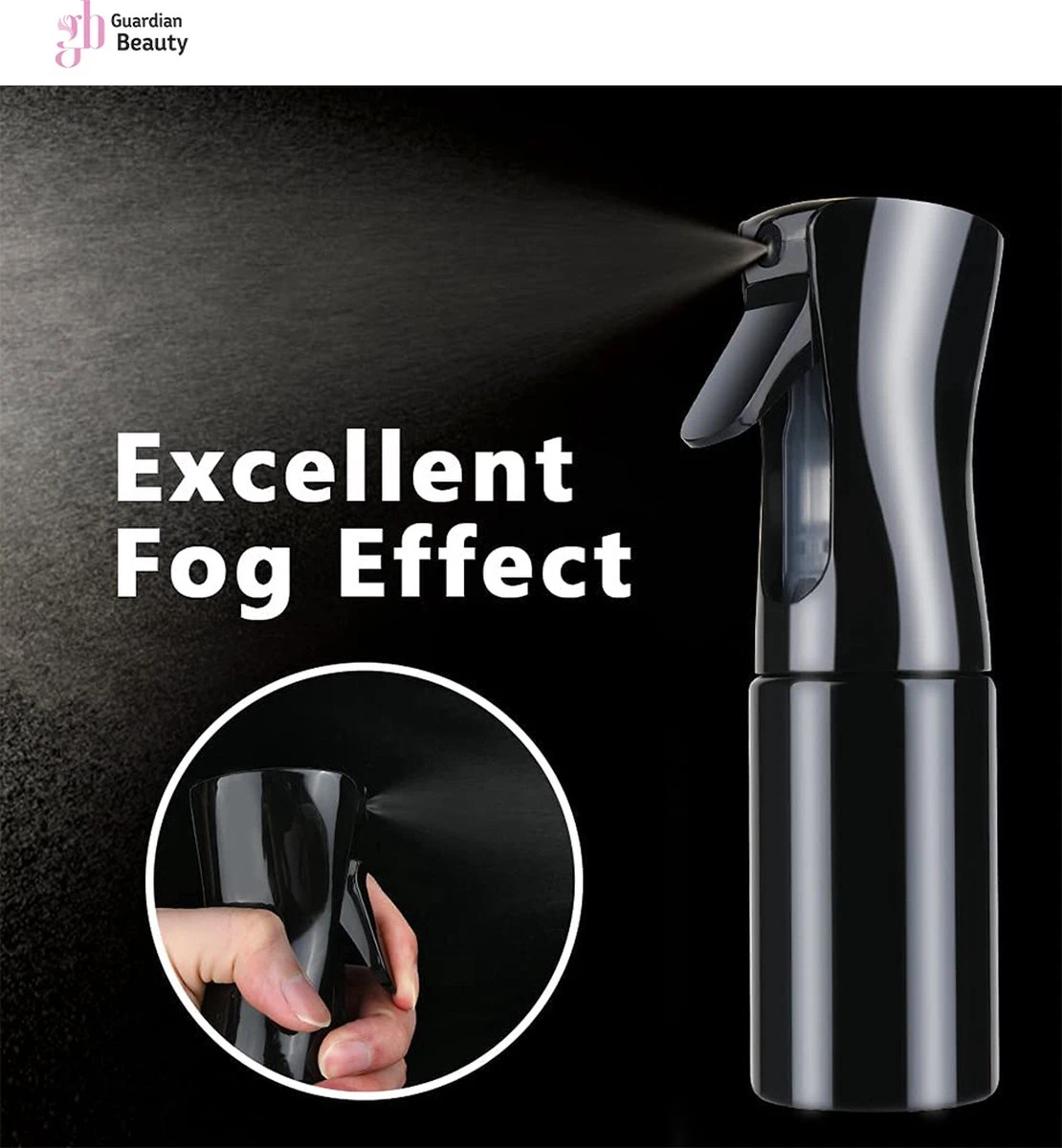 Merkloos Sibel Extreme Mist Verstuiver 160ml Zwart En Wit| Professional Hairdressing Plastic Fine Mist Spray Bottle - 2 Stucks 2 Merkloos Sibel Extreme Mist Verstuiver 160ml Zwart En Wit| Professional Hairdressing Plastic Fine Mist Spray Bottle - 2 Stucks - Afbeelding 2