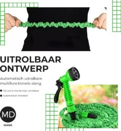 Uitrekbare Tuinslang Tot 15 Meter Van MD-goods ® - Tuinsproeier - Tuin Besproeien - Waterslang - Sproeikop - Groen - Flexibel Elastisch 11 Uitrekbare Tuinslang Tot 15 Meter Van MD-goods ® - Tuinsproeier - Tuin Besproeien - Waterslang - Sproeikop - Groen - Flexibel Elastisch -Tuinwinkel Voor Buitenartikelen 1114x1200 3