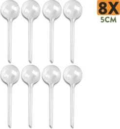 STFF & Co® Waterdruppelaar Voor Planten – Irrigatiesysteem Automatisch Watergeefsysteem – Waterbollen Voor Planten – Bewateringssysteem – 8 Stuks - 5cm