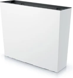 Prosperplast Urbi Case Tower - Hoog Bloempot - Wit (Mat) / Kunststof