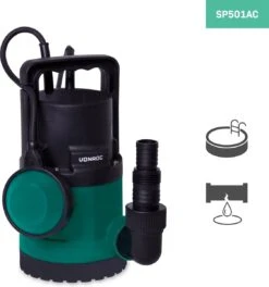 VONROC Dompelpomp/Waterpomp 300W - 6500l/h - Voor Schoon En Licht Vervuild Water - Met Vlotter 10 VONROC Dompelpomp/Waterpomp 300W - 6500l/h - Voor Schoon En Licht Vervuild Water - Met Vlotter -Tuinwinkel Voor Buitenartikelen 1123x1200 1