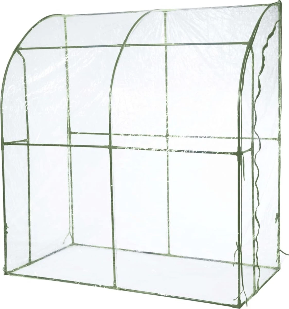 Nature - Kas - Muurkas - H215 X 200 X 100cm - Groen 1 Nature - Kas - Muurkas - H215 X 200 X 100cm - Groen