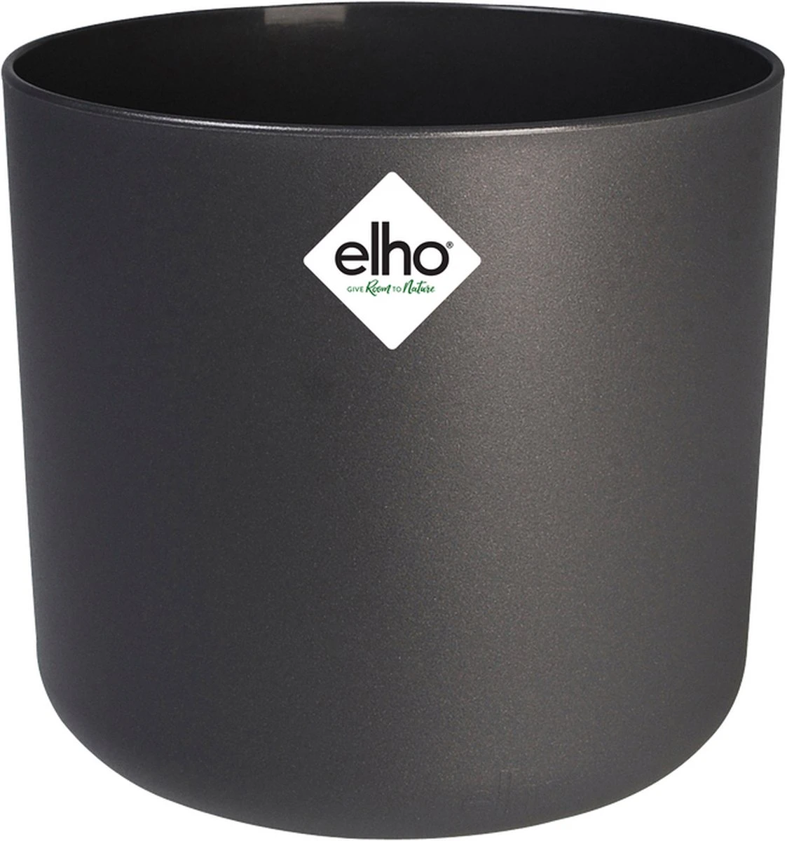 Elho B.for Soft Rond 25 - Bloempot Voor Binnen - Ø 24.7 X H 23.3 Cm - Antraciet 1 Elho B.for Soft Rond 25 - Bloempot Voor Binnen - Ø 24.7 X H 23.3 Cm - Antraciet