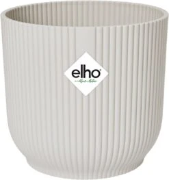 Elho Vibes Fold Rond 30 - Bloempot Voor Binnen - Ø 29.5 X H 27.2 Cm - Zijdewit -Tuinwinkel Voor Buitenartikelen 1129x1200 2