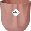 Elho Vibes Fold Rond 30 - Bloempot Voor Binnen - Ø 29.5 X H 27.2 Cm - Delicaat Roze