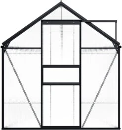 VidaXL Broeikas 1,33 M² Aluminium Antracietkleurig -Tuinwinkel Voor Buitenartikelen 1132x1200 3