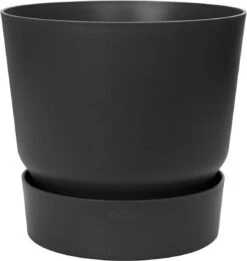 Elho Greenville Rond 30 - Grote Bloempot Voor Buiten - Gemaakt Van Gereycled Plastic - Ø 29.5 X H 27.8 Cm - Living Black -Tuinwinkel Voor Buitenartikelen 1135x1200 5