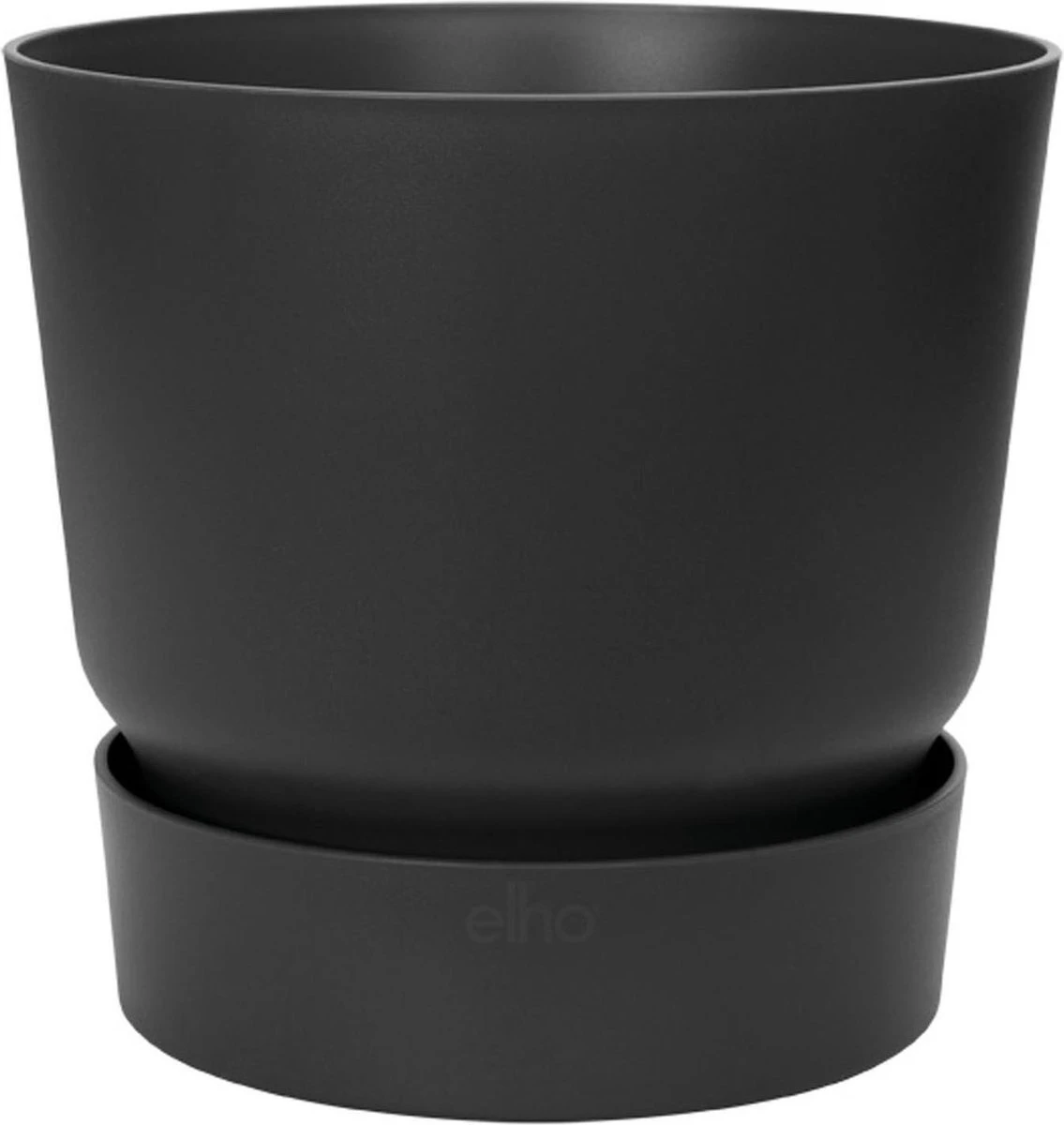 Elho Greenville Rond 40 - Grote Bloempot Voor Buiten - Gemaakt Van Gereycled Plastic - Ø 39.0 X H 36.8 Cm - Living Black 1 Elho Greenville Rond 40 - Grote Bloempot Voor Buiten - Gemaakt Van Gereycled Plastic - Ø 39.0 X H 36.8 Cm - Living Black
