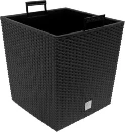 Prosperplast Kunststof Rato Rotan Bloempot/plantenpot Met Binnenpot Antraciet 40 Cm - Bloempotten Voor Binnen En Buiten -Tuinwinkel Voor Buitenartikelen 1138x1200 4