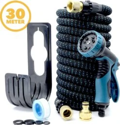 Complete Set Tuinslang Van 30 Meter Met Flexibel Ontwerp – Sproeikop Met 9 Standen – Licht In Gewicht & Makkelijk Opbergen – Uitrekbare Slang - -Tuinwinkel Voor Buitenartikelen 1149x1200