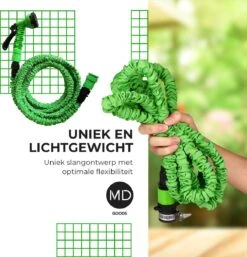 Uitrekbare Tuinslang Tot 15 Meter Van MD-goods ® - Tuinsproeier - Tuin Besproeien - Waterslang - Sproeikop - Groen - Flexibel Elastisch 13 Uitrekbare Tuinslang Tot 15 Meter Van MD-goods ® - Tuinsproeier - Tuin Besproeien - Waterslang - Sproeikop - Groen - Flexibel Elastisch -Tuinwinkel Voor Buitenartikelen 1154x1200