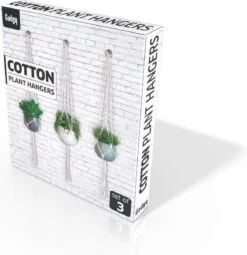 Gadgy Plantenhanger Macramé 3 Stuks - Luxe Gevlochten Touw Katoen - Plantenpot Ophangen - Hangpot -Tuinwinkel Voor Buitenartikelen 1164x1200 2
