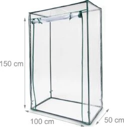 Relaxdays Tomatenkas 150x100x50 Cm - Tuinkas Tomaten - Foliekas - Serre - Kweekkas - PVC -Tuinwinkel Voor Buitenartikelen 1168x1200 3