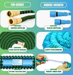 MD-Goods ® Super Sterk Uitrekbare Tuinslang Tot 30 Meter + GRATIS Tas En Koppelstuk - Tuinsproeier - Tuin Besproeien - Waterslang - Sproeikop - Groen - Flexibel Elastisch 10 MD-Goods ® Super Sterk Uitrekbare Tuinslang Tot 30 Meter + GRATIS Tas En Koppelstuk - Tuinsproeier - Tuin Besproeien - Waterslang - Sproeikop - Groen - Flexibel Elastisch -Tuinwinkel Voor Buitenartikelen 1169x1200
