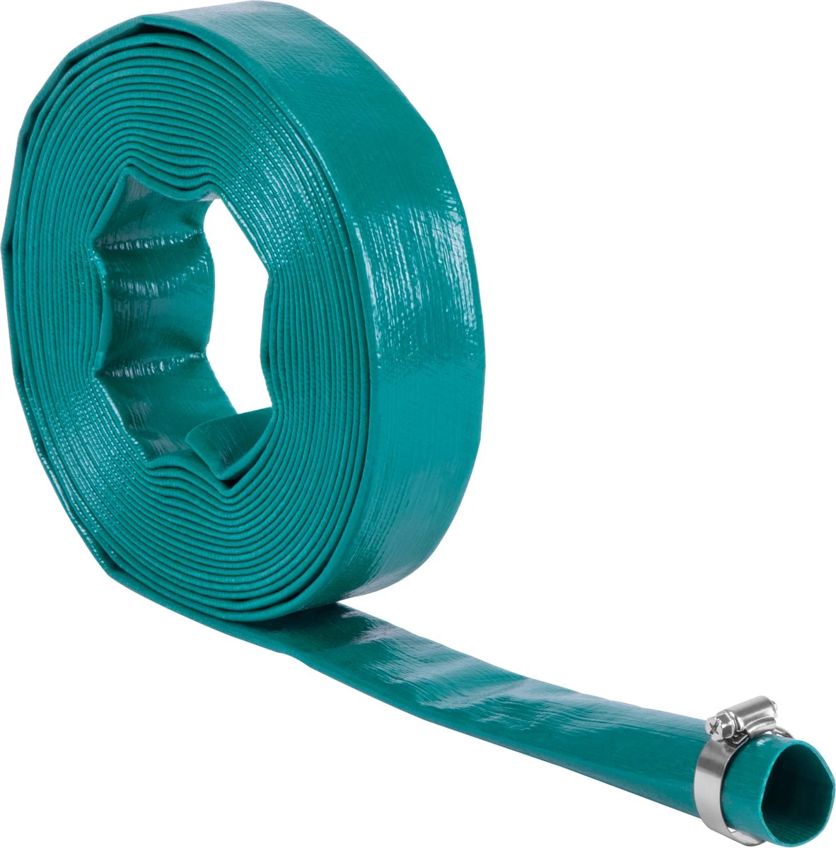 VONROC Dompelpomp Afvoerslang - Persslang - Plat – Universeel - 10m X 38mm 2 VONROC Dompelpomp Afvoerslang - Persslang - Plat – Universeel - 10m X 38mm - Afbeelding 2