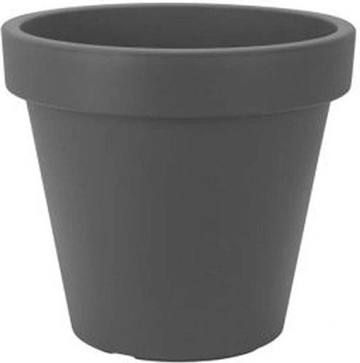 Kunststof Bloempot Antraciet Ø60 Cm - Hoogte 52 Cm 1 Kunststof Bloempot Antraciet Ø60 Cm - Hoogte 52 Cm