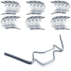 Deuba Broeikas Glasklemmen – 100 Stuks 85x30mm – RVS Zilver -Tuinwinkel Voor Buitenartikelen 1198x1200 19