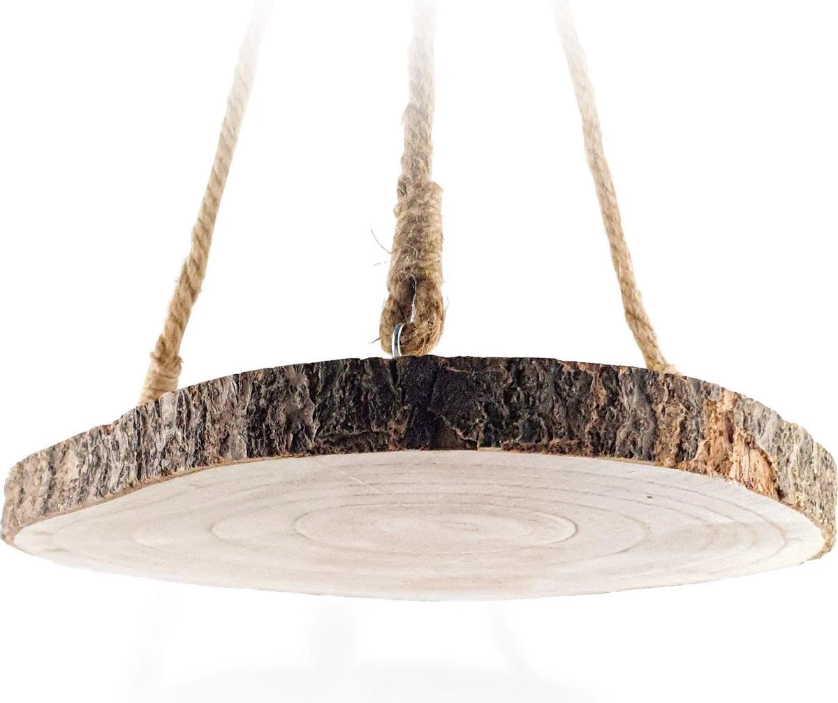 Merkloos Plantenhanger Boomstam Schijf | 30-35cm | Handgemaakt | Planten-houder / Hang-plant | Planten Accessoires | Decoratie Houten Hang Plank | 5 Merkloos Plantenhanger Boomstam Schijf | 30-35cm | Handgemaakt | Planten-houder / Hang-plant | Planten Accessoires | Decoratie Houten Hang Plank | - Afbeelding 5