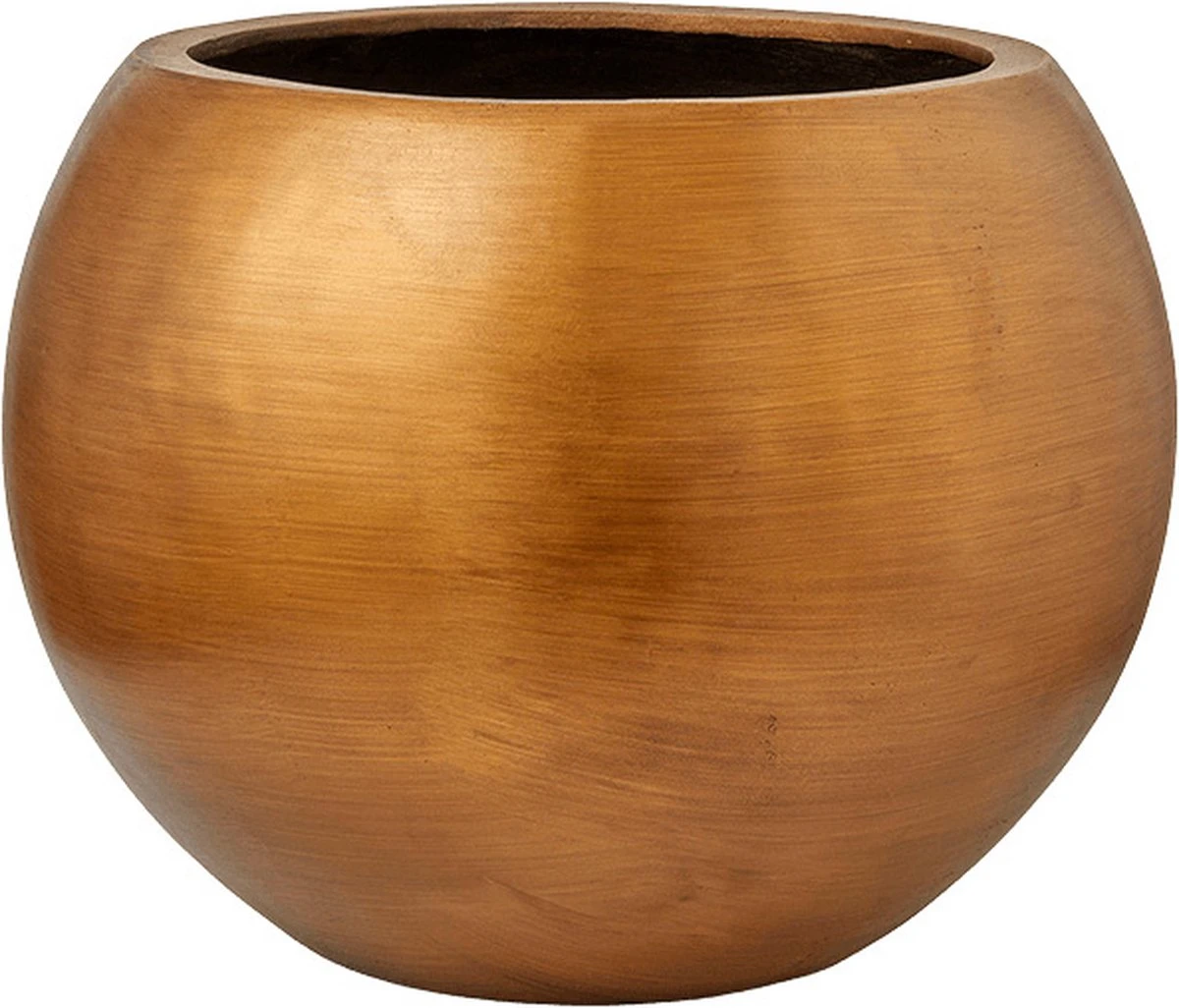 Capi Europe - Vaas Bol Retro - 30x25 - Goud - Bloempot Voor Binnen - BRTG104 9 Capi Europe - Vaas Bol Retro - 30x25 - Goud - Bloempot Voor Binnen - BRTG104 - Afbeelding 9