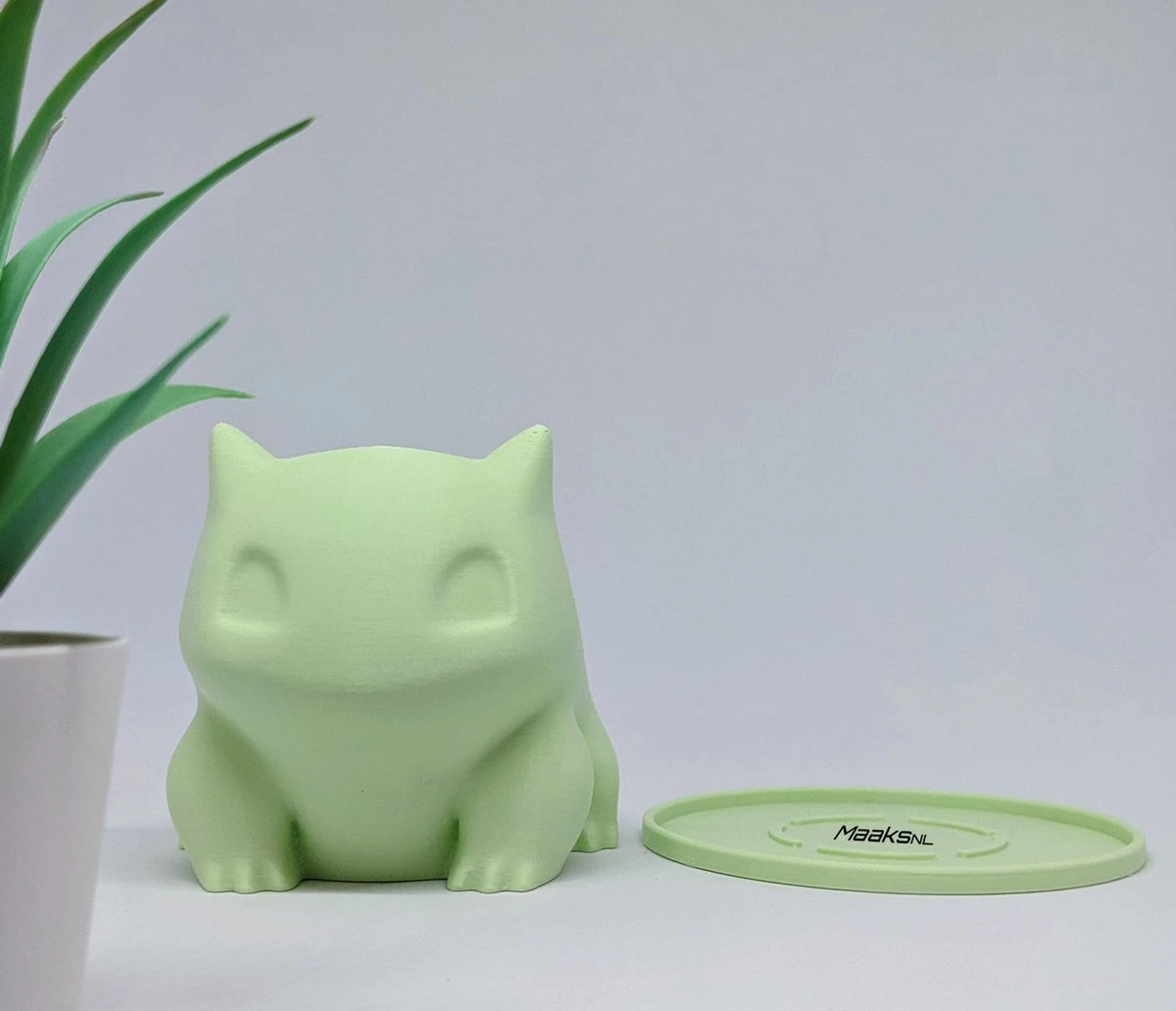 Merkloos Pokémon Bulbasaur Bloempot - Inclusief Opvangschaal - Pastelgroen 3 Merkloos Pokémon Bulbasaur Bloempot - Inclusief Opvangschaal - Pastelgroen - Afbeelding 3