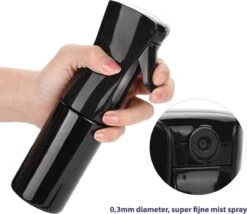 Hairspray - Mist Haarspray - 300ml - Zwart - Waterspuit - Water Verstuiver - -Tuinwinkel Voor Buitenartikelen 1200x1041