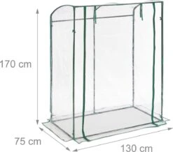 Relaxdays Tomatenkas 170 X 130 X 75 Cm - Folie Tuinkas - Grote Tomaten Kweekkas - Foliekas -Tuinwinkel Voor Buitenartikelen 1200x1057 2