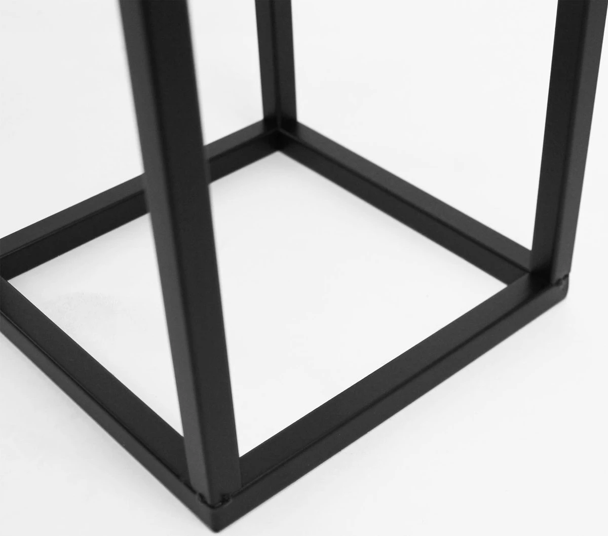 Bloempot - Metaal - Bloemen - Plantenpot - Voor Binnen - Zwart - 70 Cm 2 Bloempot - Metaal - Bloemen - Plantenpot - Voor Binnen - Zwart - 70 Cm - Afbeelding 2