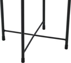 Bloempot Op Standaard Mol Set Van 2 Zwart En Goud -Tuinwinkel Voor Buitenartikelen 1200x1066 2