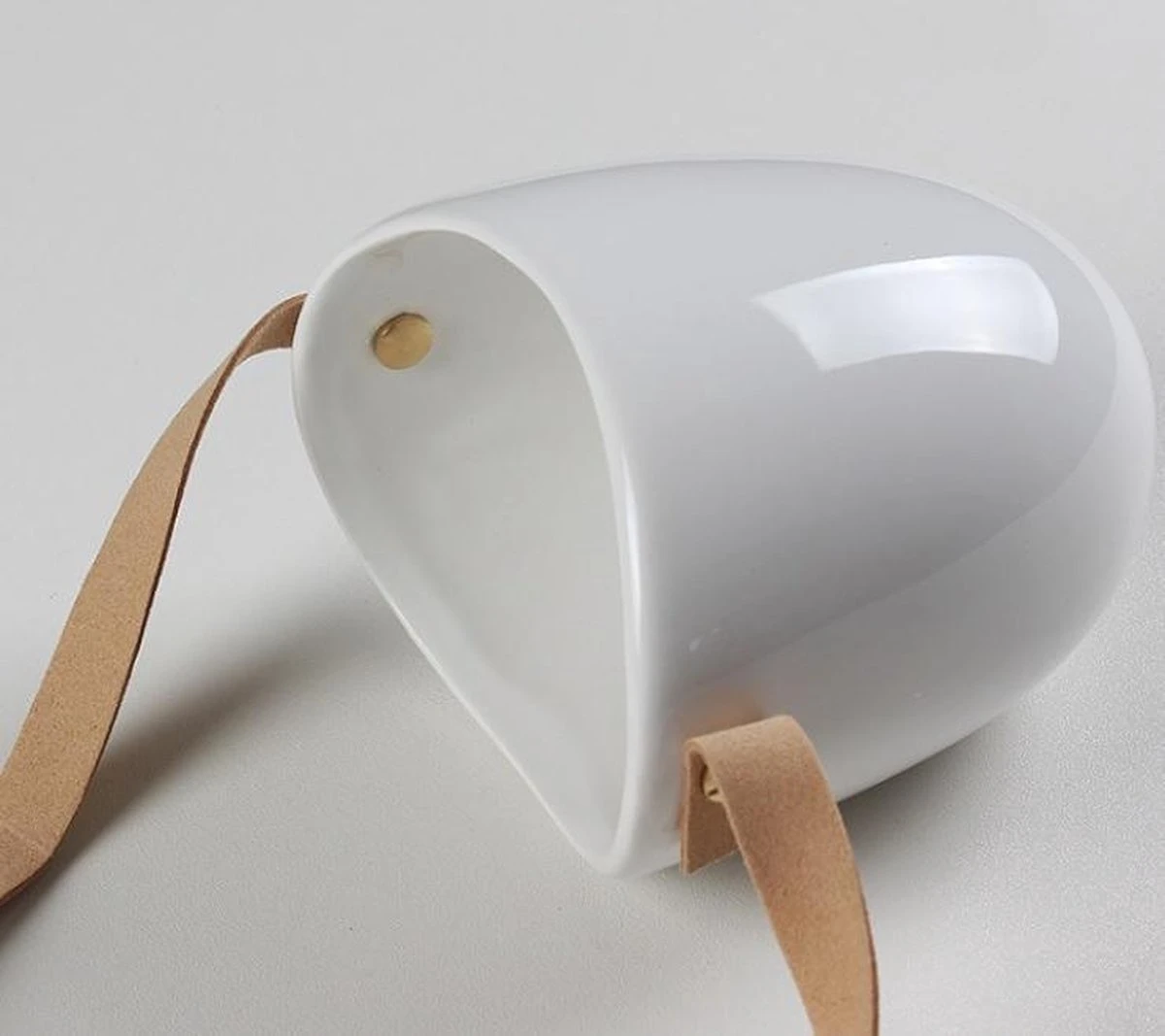 Merkloos Plantenhanger Keramiek – Set Van 3 – Steen- Hangpot – Hangende Bloempot Plantenpot Met 3 Verschillende Koorden – 12 X 11 X 9.5 Cm 5 Merkloos Plantenhanger Keramiek – Set Van 3 – Steen- Hangpot – Hangende Bloempot Plantenpot Met 3 Verschillende Koorden – 12 X 11 X 9.5 Cm - Afbeelding 5