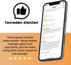 Horvitus Waterverdeler 2 Weg - Y Stuk Kraan Splitter - Voor Europese Kranen - Messing -Tuinwinkel Voor Buitenartikelen 1200x1097