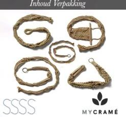5 Stuks Luxe Jute Plantenhangers - Boho Handgeweven Katoen Hangpot Voor Binnen/Buiten - Hangende Bloempot Met Kralen - Macramé Touw/Koord Hangplant Houder - Bohemian Wandhanger Decoratie - Plant Hanger - Verticale Tuin Bloempothouder Planthanger -Tuinwinkel Voor Buitenartikelen 1200x1111 2