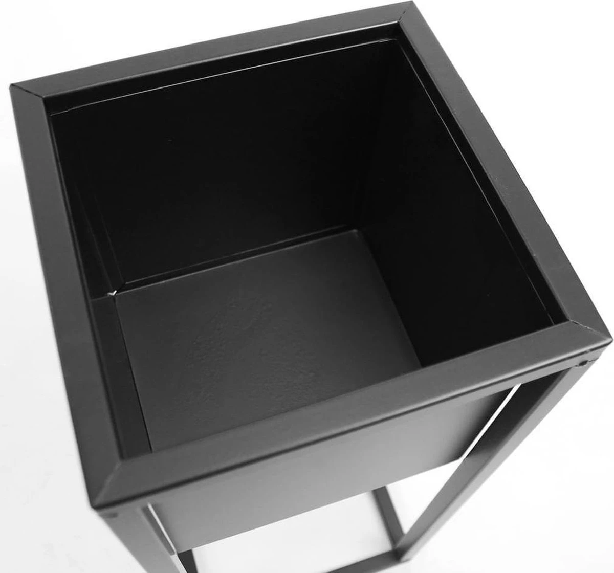 Bloempot - Metaal - Bloemen - Plantenpot - Voor Binnen - Zwart - 70 Cm 5 Bloempot - Metaal - Bloemen - Plantenpot - Voor Binnen - Zwart - 70 Cm - Afbeelding 5