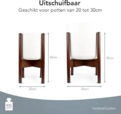 LifeGoods Planten Standaard - Uitschuifbare Bloempothouder - 20 Tot 30 Cm - Donker Bamboe 15 LifeGoods Planten Standaard - Uitschuifbare Bloempothouder - 20 Tot 30 Cm - Donker Bamboe -Tuinwinkel Voor Buitenartikelen 1200x1130 3