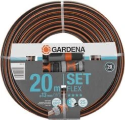 GARDENA - Comfort FLEX - 6-delige Tuinslangset Tuinslang - 20 Meter - 13 Mm