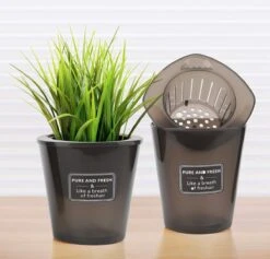 Merkloos Kruidenpot Waterreservoir Verse Kruiden Plantenpot Met Watergeefsysteem Voor Vensterbank Keuken Kruidentuin Binnen Set Van 10 Stuks Zwart -Tuinwinkel Voor Buitenartikelen 1200x1152 4