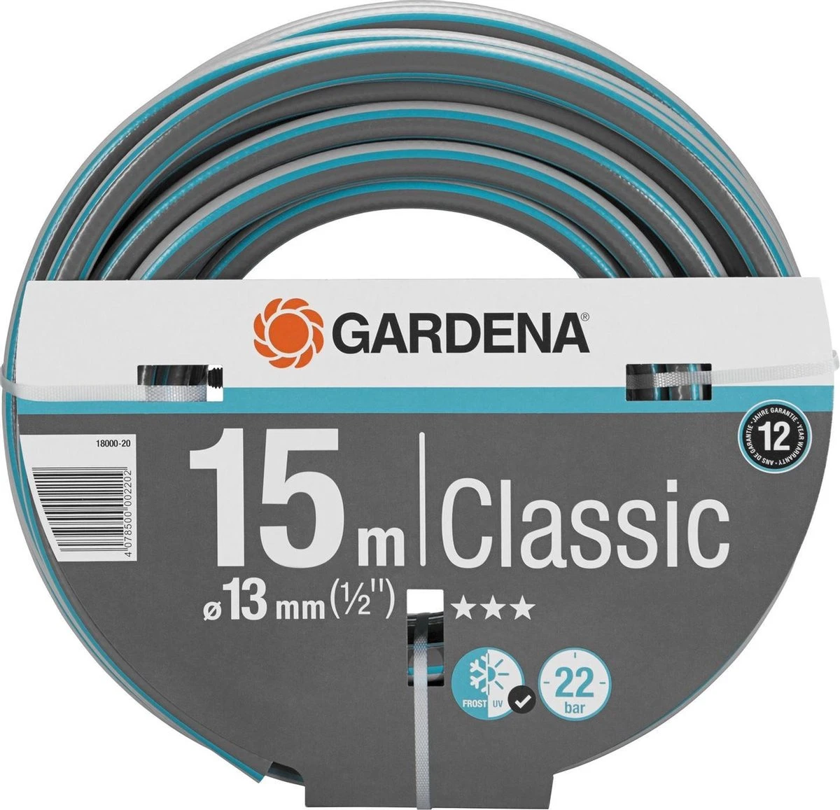 GARDENA Classic Tuinslang 1/2-13mm - 15 Meter 1 GARDENA Classic Tuinslang 1/2-13mm - 15 Meter