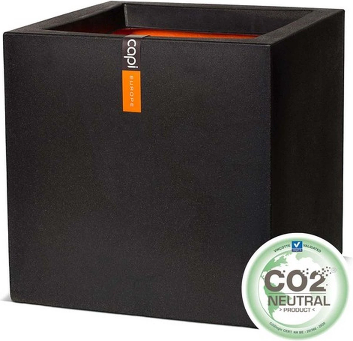 Capi Europe - Bloempot Vierkant Smooth NL - 50x50x50 - Zwart - Voor Binnen En Buiten - KBL904 14 Capi Europe - Bloempot Vierkant Smooth NL - 50x50x50 - Zwart - Voor Binnen En Buiten - KBL904 - Afbeelding 14