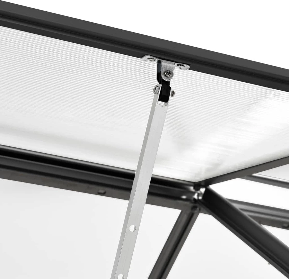 Prolenta Premium - Broeikas 3,61 M² Aluminium Antraciet 2 Prolenta Premium - Broeikas 3,61 M² Aluminium Antraciet - Afbeelding 2