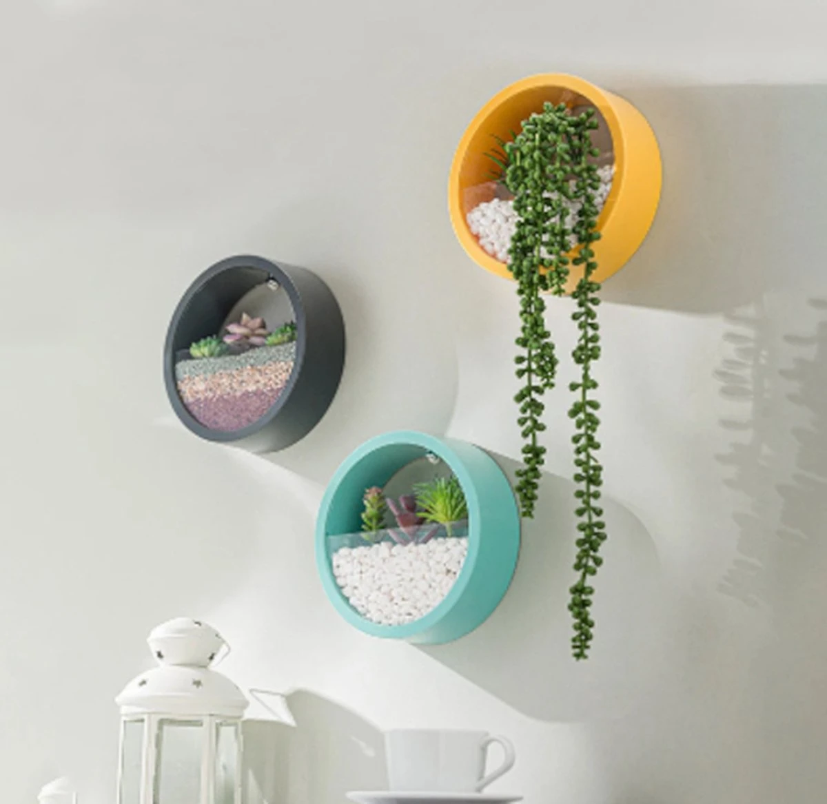 Ronde Muur Plantenbak Zwart - Decoratie - Planten - Interieur - Bloemen - Woondecoratie - Muurbekleding - 5 Ronde Muur Plantenbak Zwart - Decoratie - Planten - Interieur - Bloemen - Woondecoratie - Muurbekleding - - Afbeelding 5