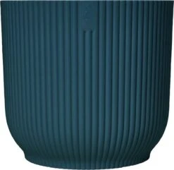 Elho Vibes Fold Rond 22 - Bloempot Voor Binnen - Ø 22.0 X H 20.2 Cm - Diepblauw -Tuinwinkel Voor Buitenartikelen 1200x1173 2