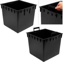 Prosperplast Kunststof Rato Rotan Bloempot/plantenpot Met Binnenpot Antraciet 40 Cm - Bloempotten Voor Binnen En Buiten -Tuinwinkel Voor Buitenartikelen 1200x1185 1