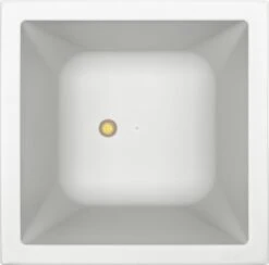 Elho Vivo Matt Finish Vierkant Wielen 40 - Grote Plantenbak Voor Binnen & Buiten - Gemaakt Van Gereycled Plastic - L 39 X W 39 X H 41 Cm - Wit -Tuinwinkel Voor Buitenartikelen 1200x1187 6