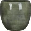 Mica Decorations Lester Bloempot - H31 X Ø33 Cm - Terracotta - Groen