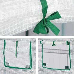 Relaxdays Tuinkas - 2 M² - Kweekkas Tuin - Grote Foliekas - 4 Ramen - Plantenkas Tomaten -Tuinwinkel Voor Buitenartikelen 1200x1192 2